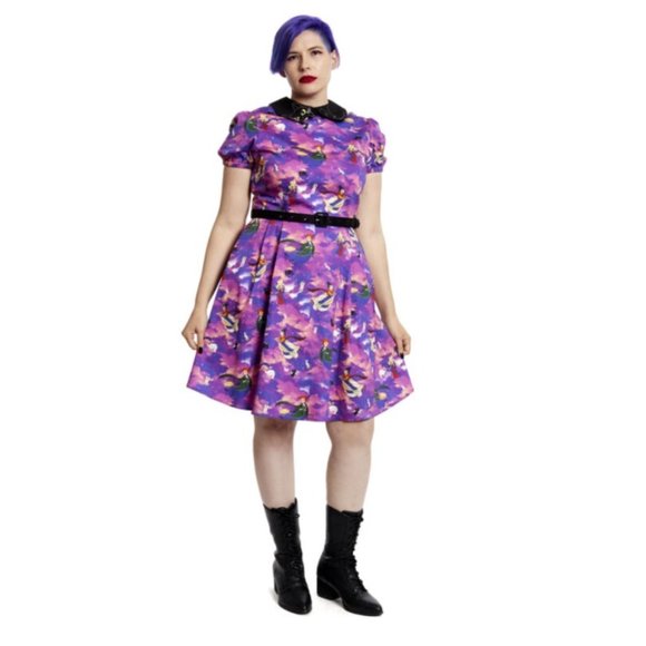 Stitch Shoppe Hocus Pocus Sunset Sanderson Sisters Natasha Dress Size XL - Picture 3 of 12